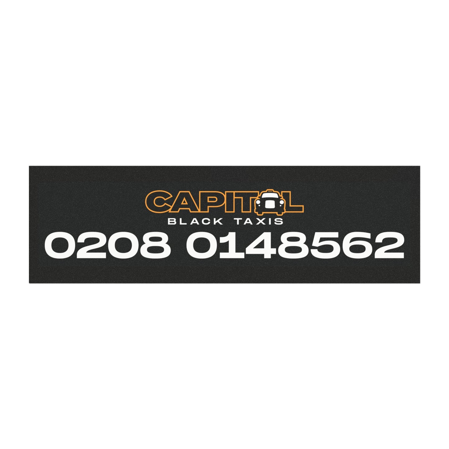 Capital Black Taxis | Rear bumper Magnet