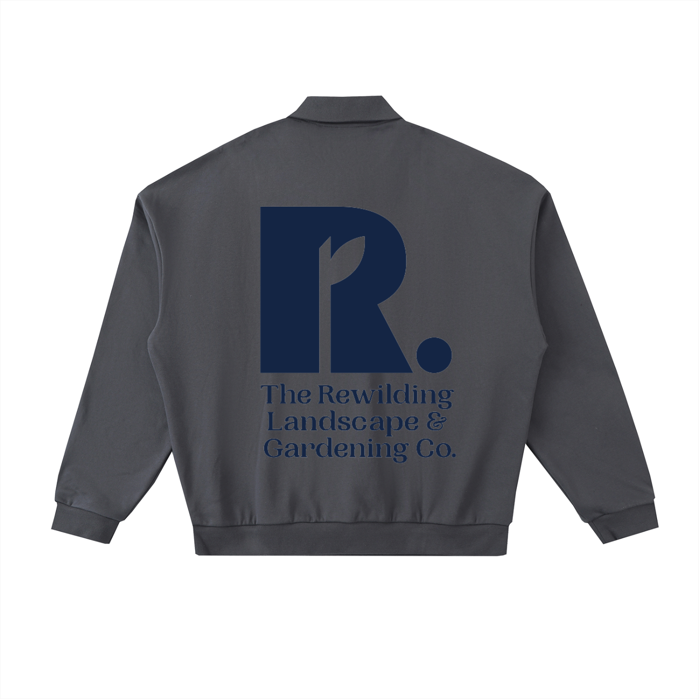 The Rewilding Landscape & Gardening Co. Fleece Polo Sweatshirt