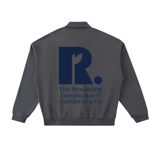 The Rewilding Landscape & Gardening Co. Fleece Polo Sweatshirt