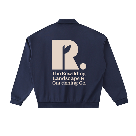 The Rewilding Landscape & Gardening Co. Fleece Polo Sweatshirt