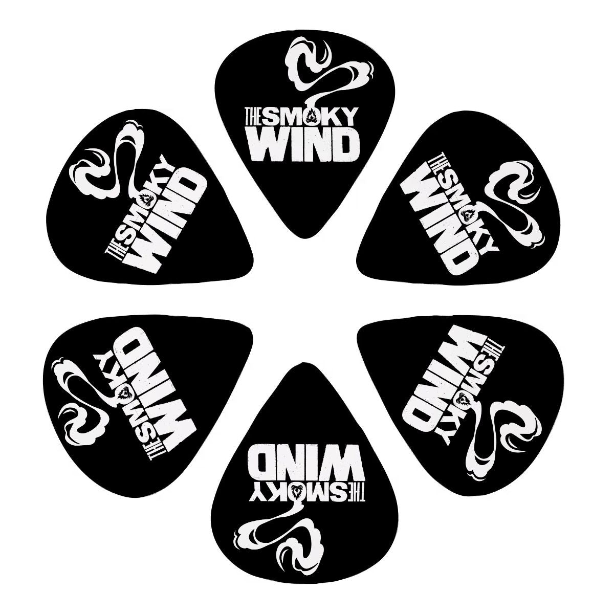 The Smoky Wind 6x Guitar Picks