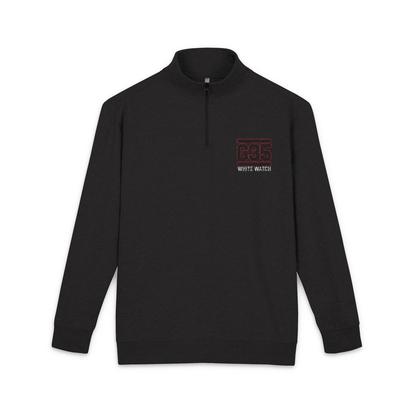 G35 Embroidered Quarter Zip White Watch