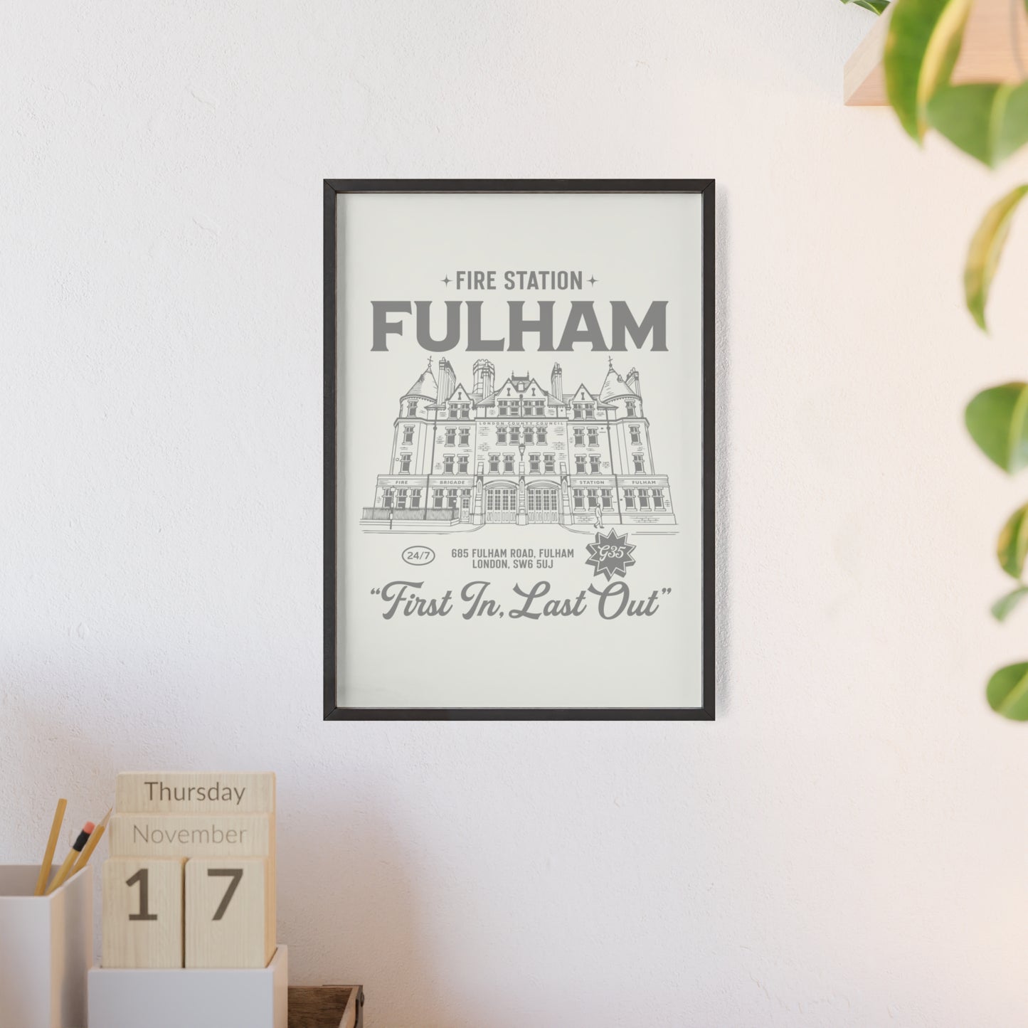 Fulham Station Print