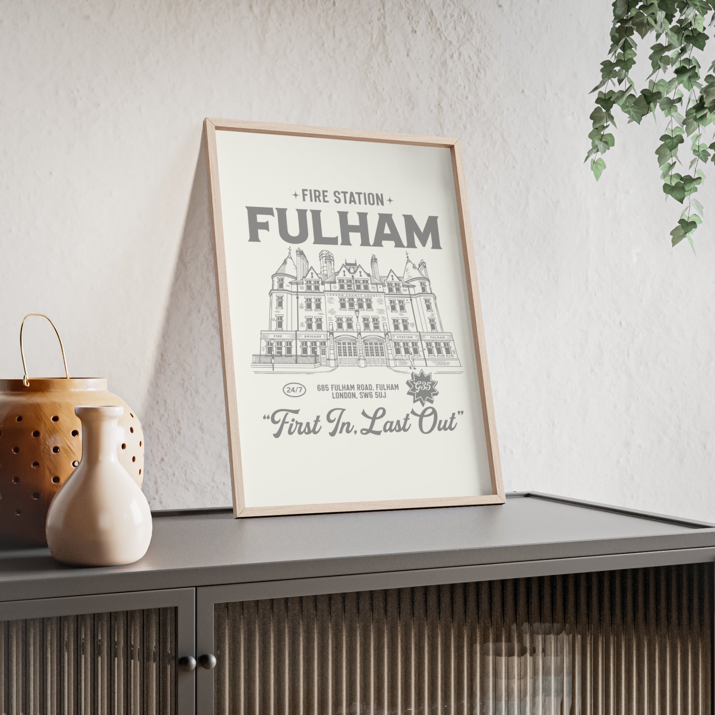Fulham Station Print