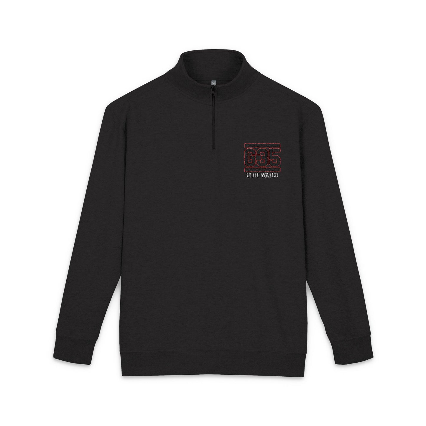 G35 Embroidered  Quarter Zip Blue Watch