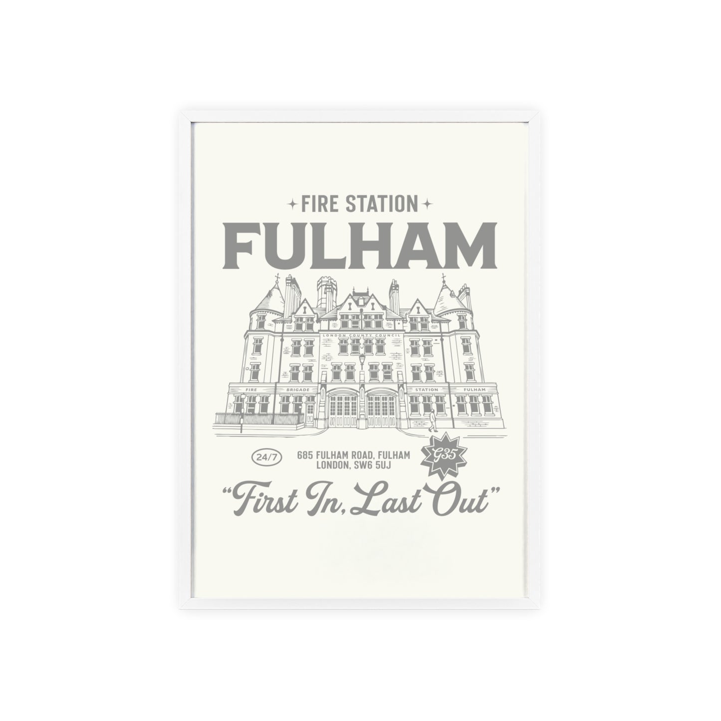 Fulham Station Print