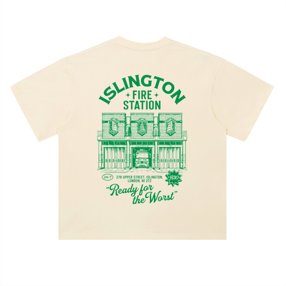 Islington Station Illustrated T-Shirt (Green)