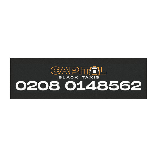 Capital Black Taxis | Rear bumper Magnet