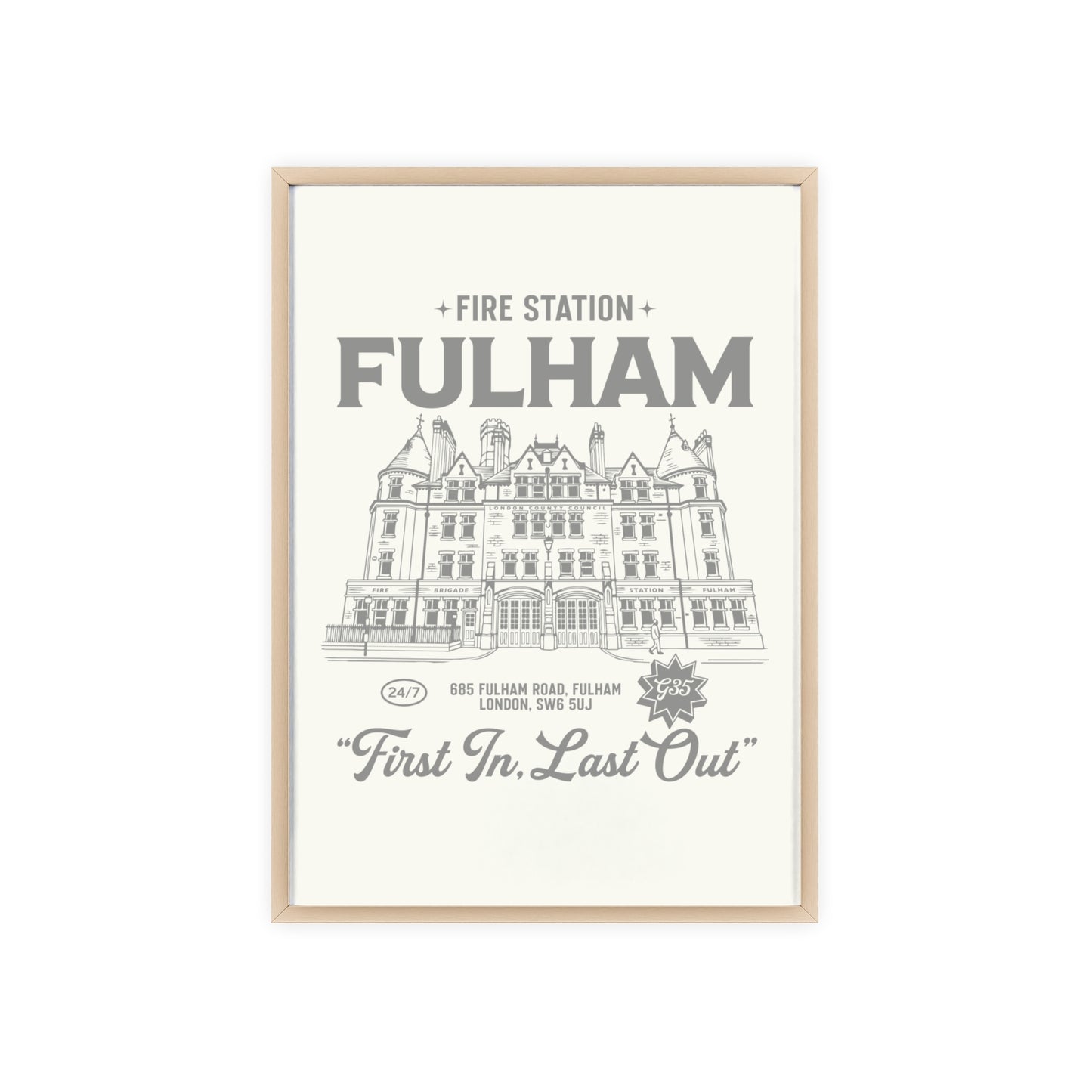 Fulham Station Print