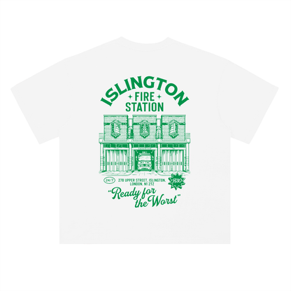 Islington Station Illustrated T-Shirt (Green)