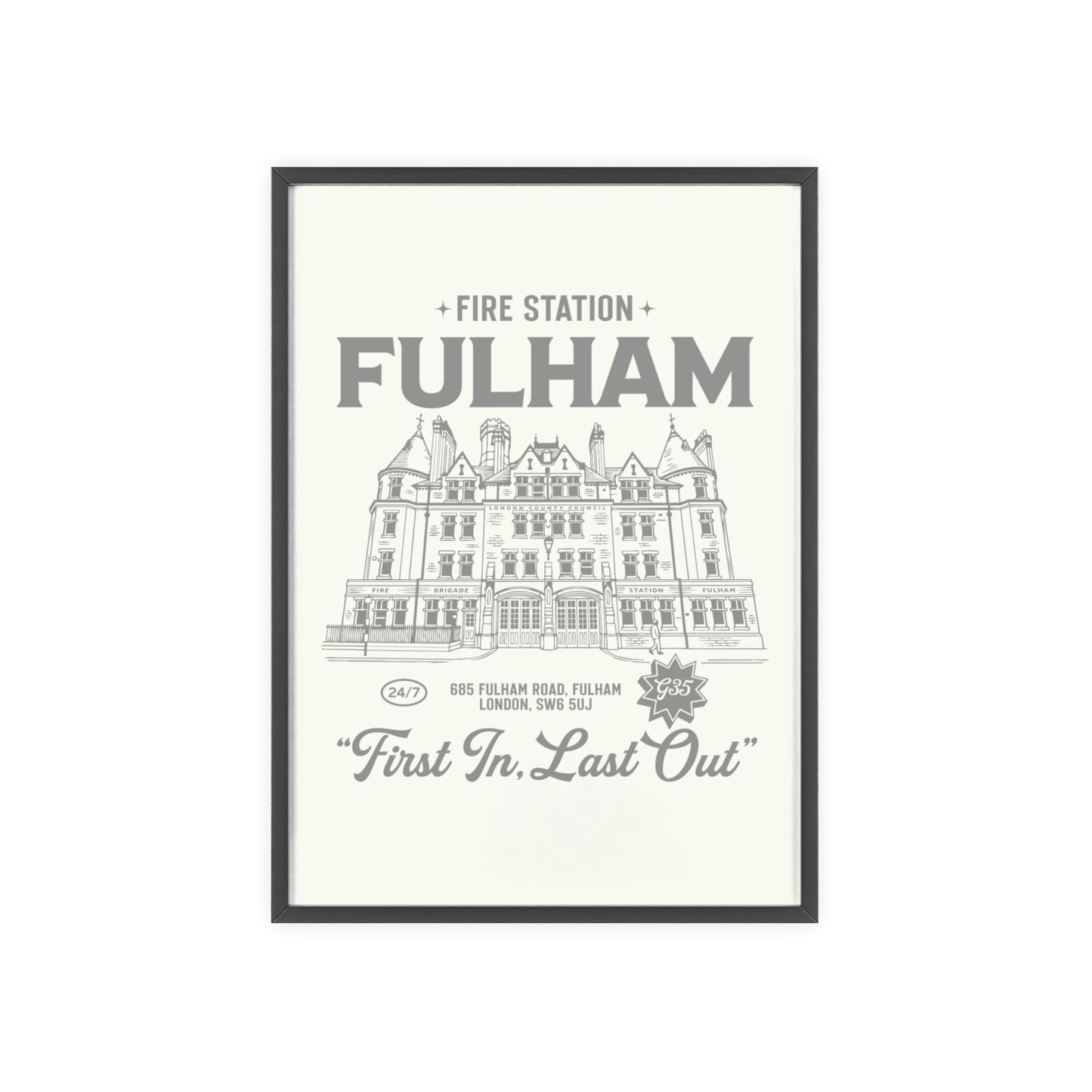 Fulham Station Print