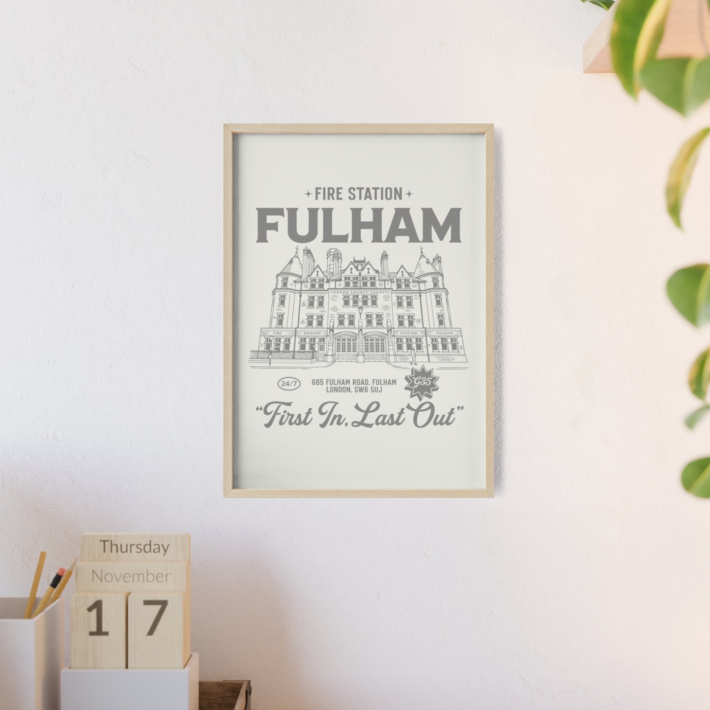Fulham Station Print
