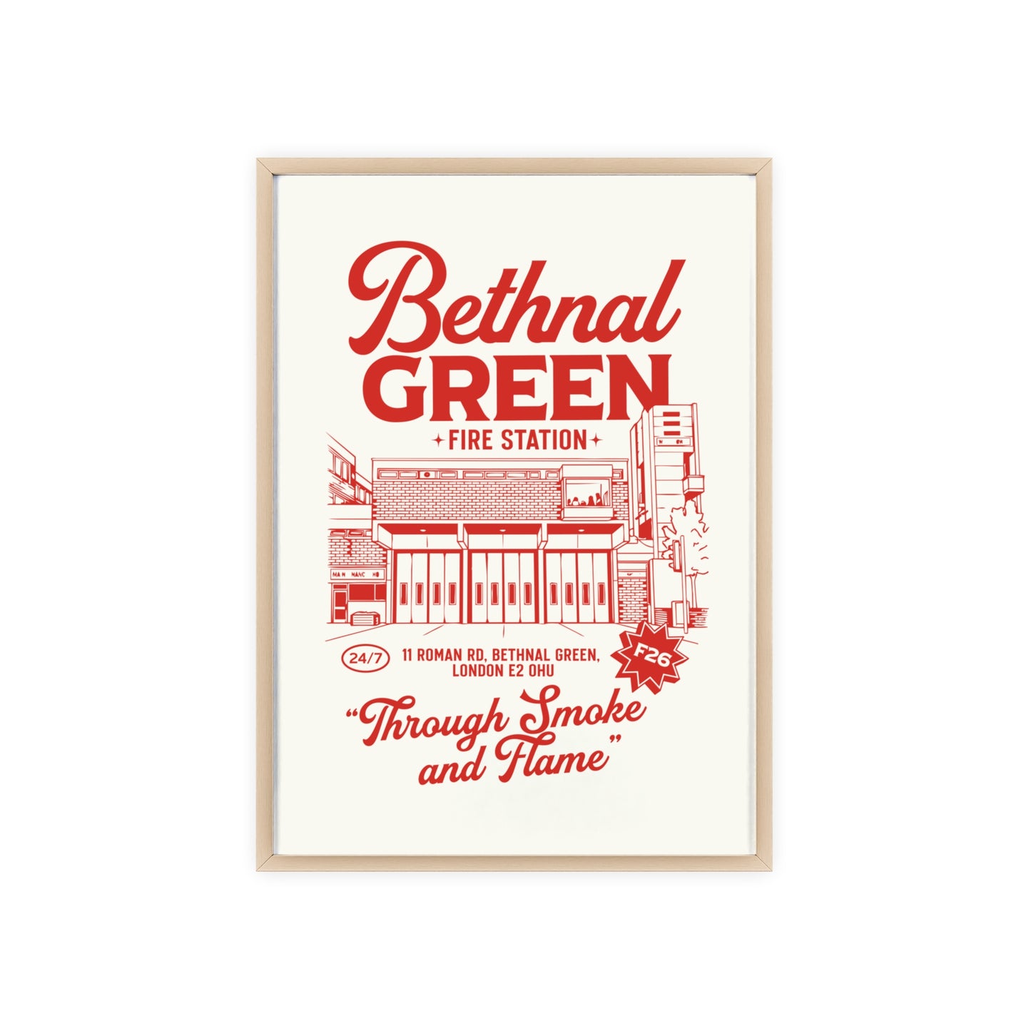 Bethnal Green Station Print