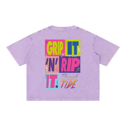 Thrash Tide | Boxy Mineral Wash Surf T-Shirt