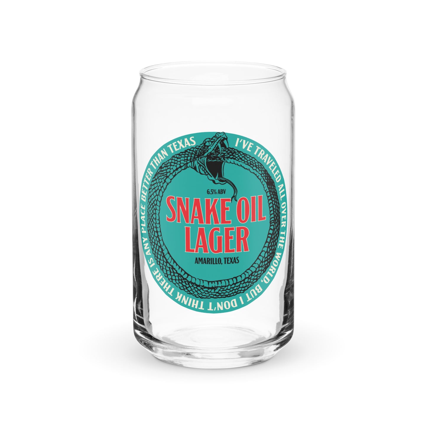 Snake Oil, Amarillo Texas, Glass