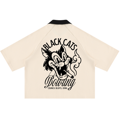 Black Cats Bowling Women's Shirt