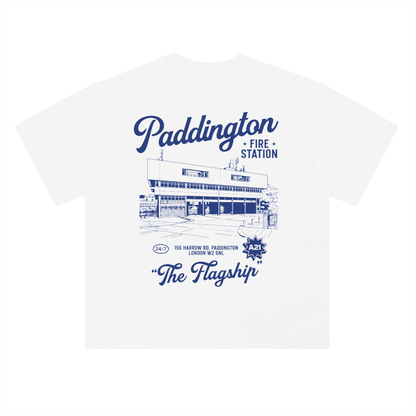 Paddington Station Illustrated T-Shirt (Blue)