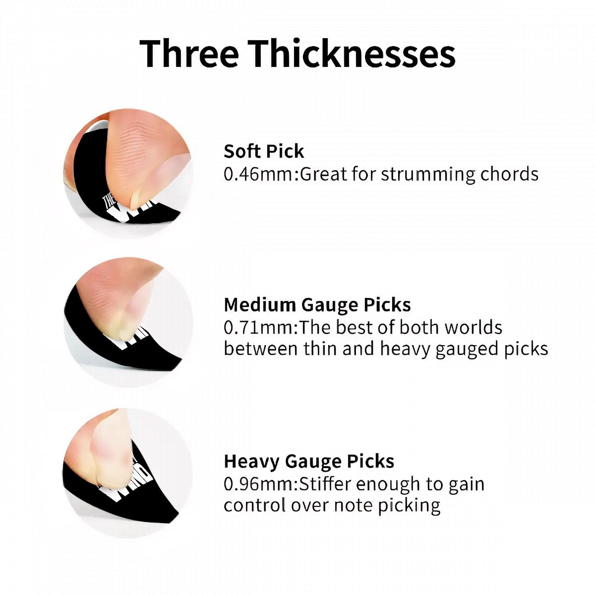 The Smoky Wind 6x Guitar Picks