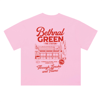 Bethnal Green Station Illustrated T-Shirt (Red)
