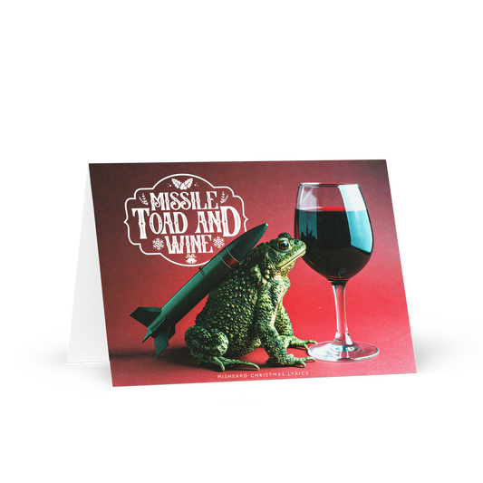 Misheard Lyrics Christmas Card