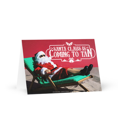 Misheard Lyrics Christmas Card