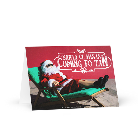 Misheard Lyrics Christmas Card
